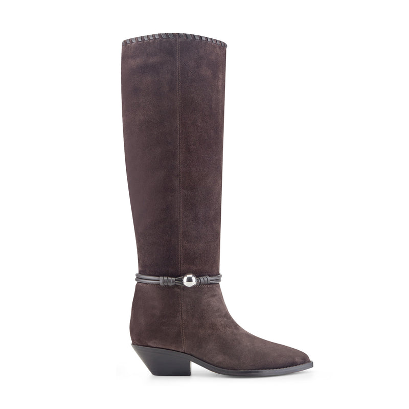 Ainsley Detailed Leather Boot