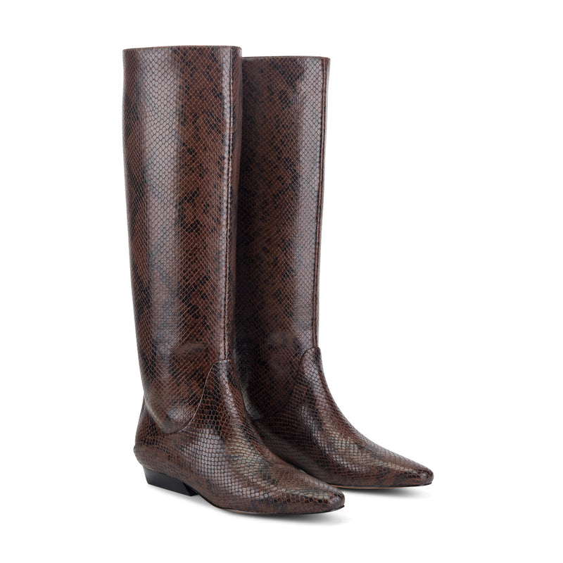 Dalli Leather Flat Boot