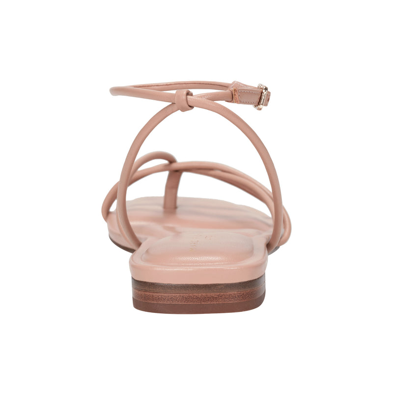 Mayte Strappy Leather Flat Sandal