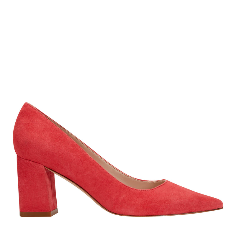 Zala Block Heel Pointy Toe Pump