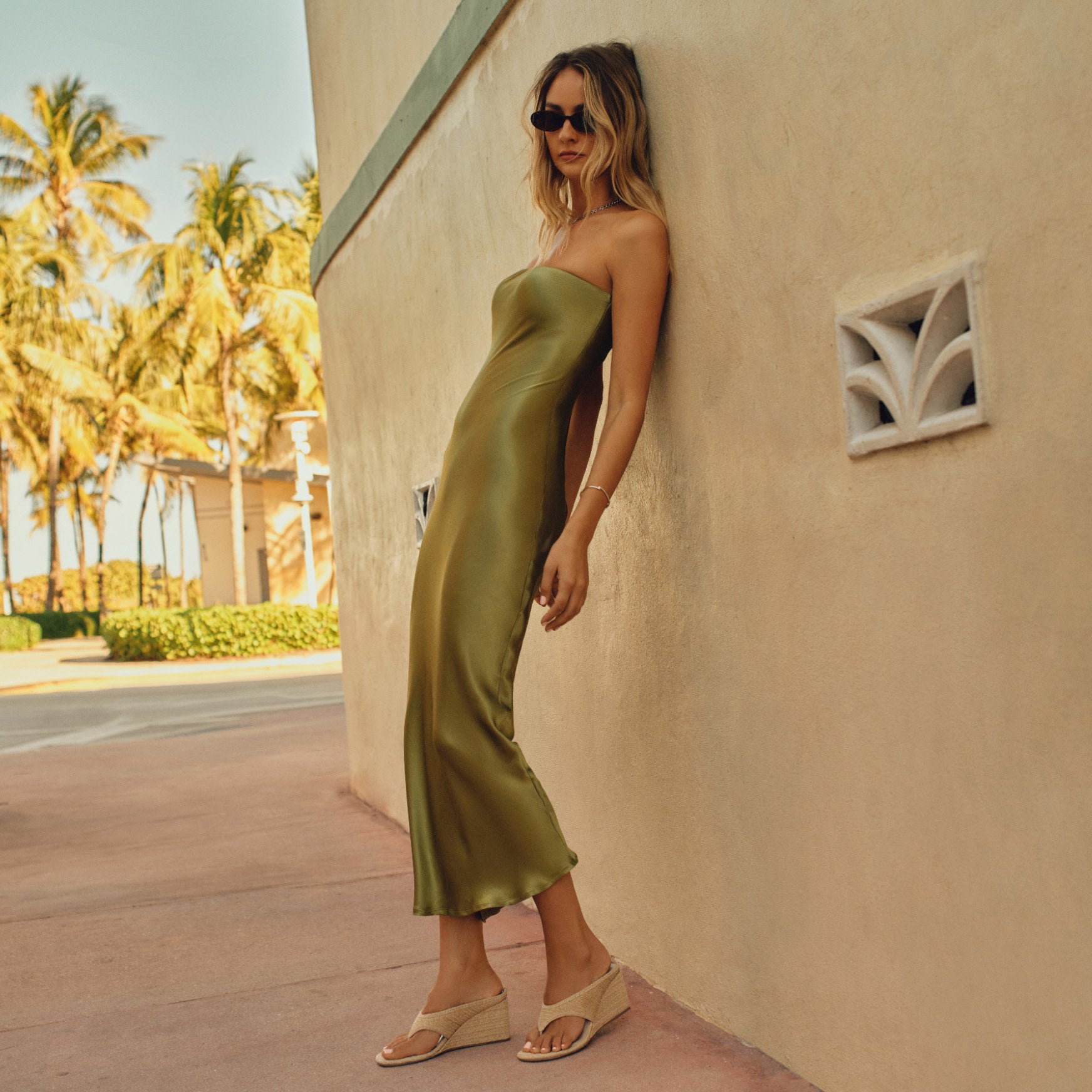 Udena Wedge Thong Sandal