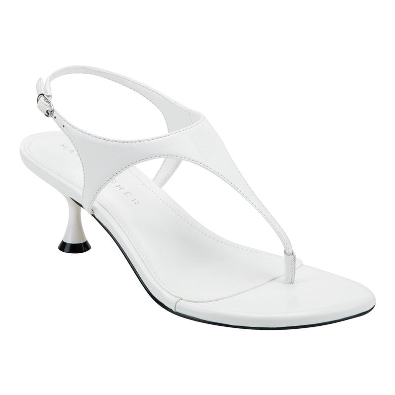 Pelysa Leather Heeled Thong Sandal