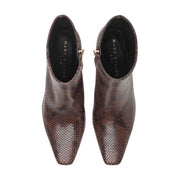 Danai Kitten Heel Leather Ankle Bootie