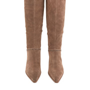 Tayla Block Heel Leather Boot