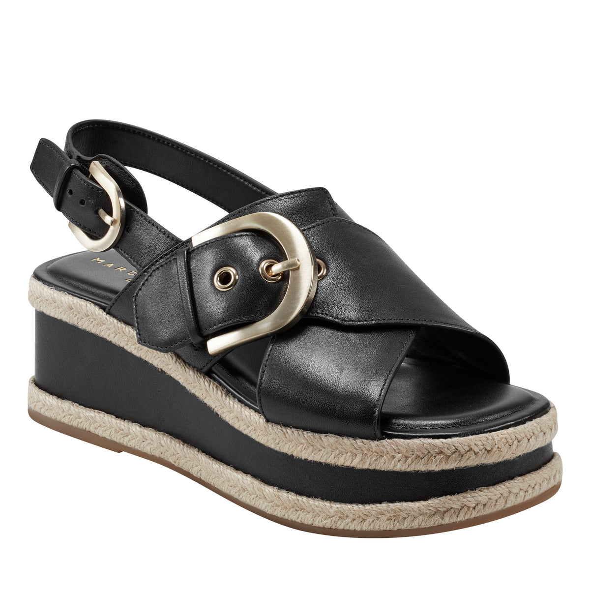 Renda Slingback Platform Sandal