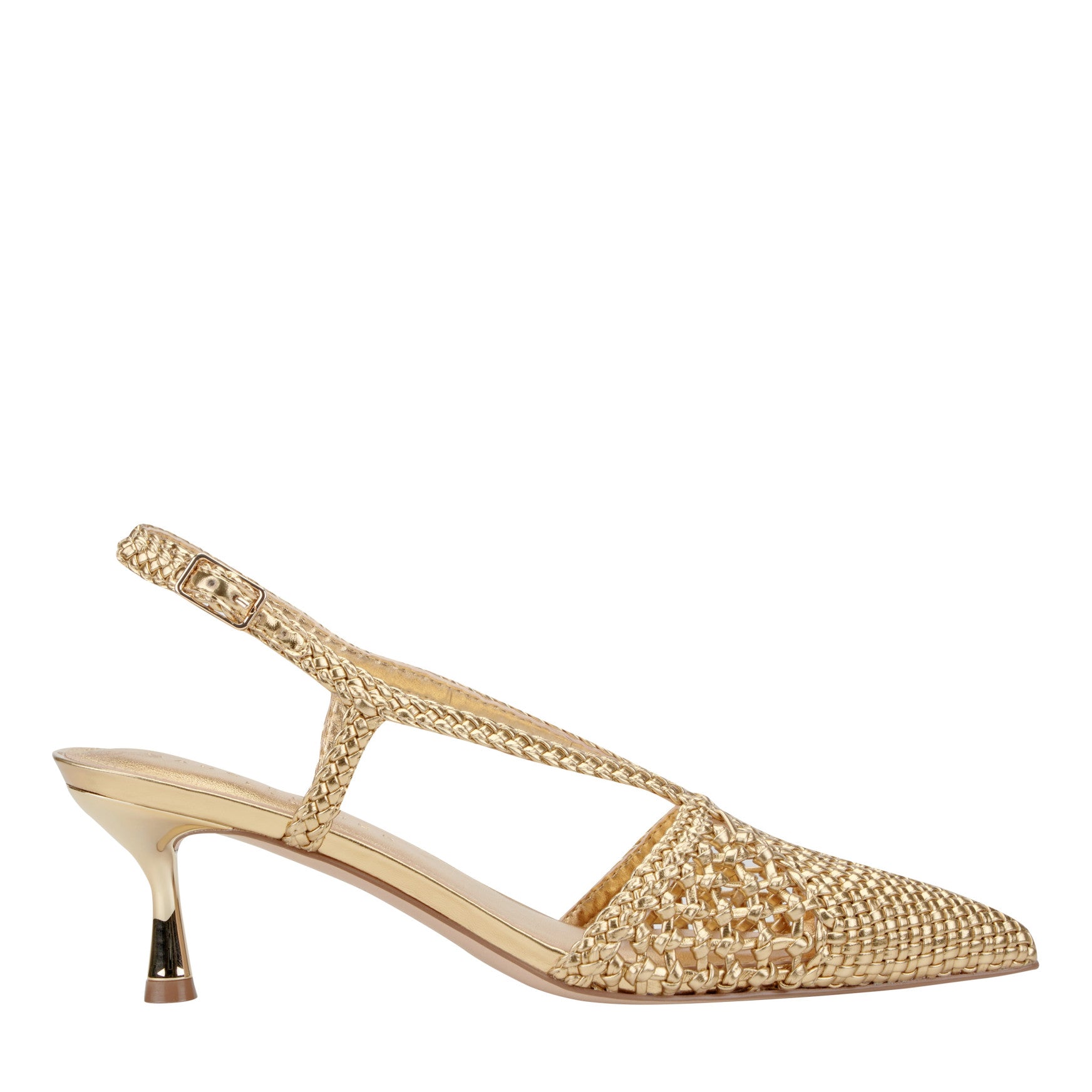 Reagan Woven Leather Pump