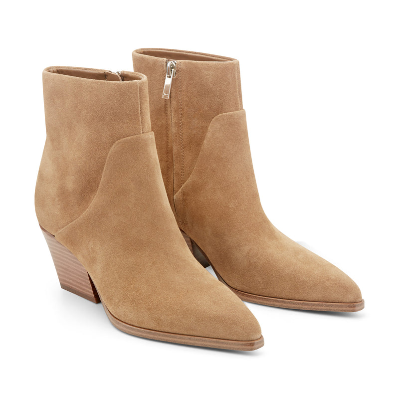 Tarel Leather Ankle Bootie