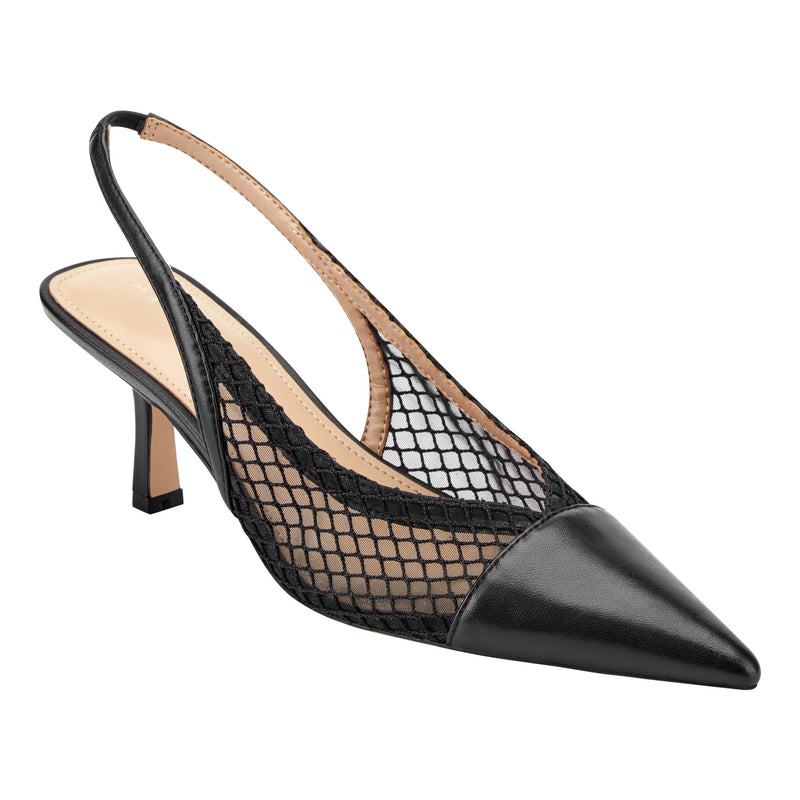 Gipsi Mesh Slingback Kitten Heel Pump