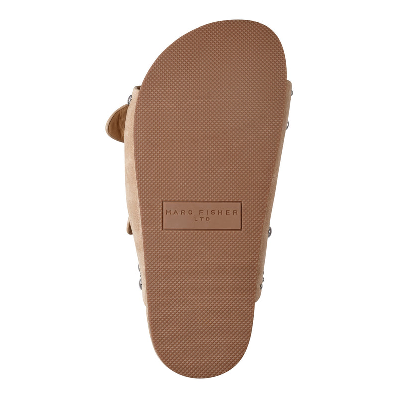 Sayge Studded Suede Footbed Sandal