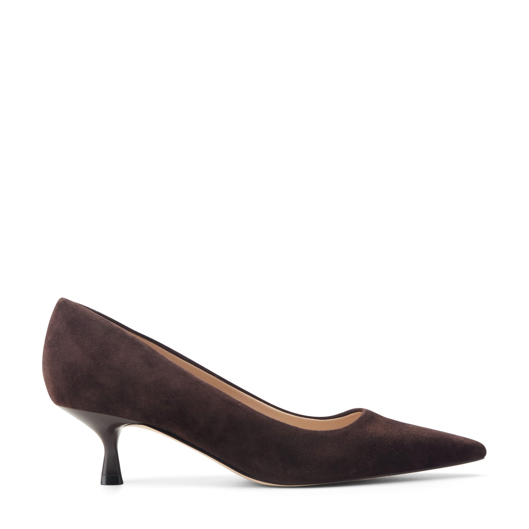 Calynna Leather Kitten Heel Pump