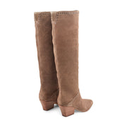 Tayla Block Heel Leather Boot