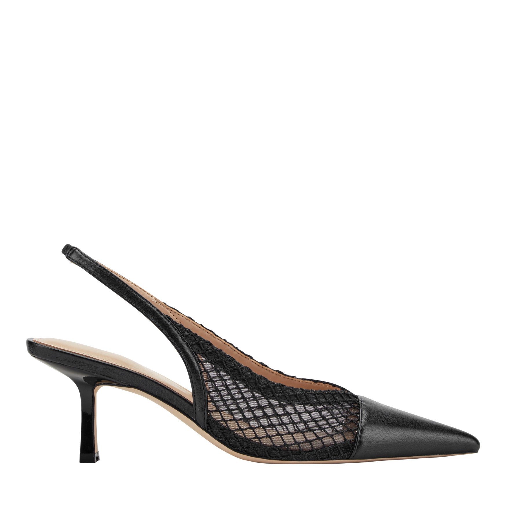 Gipsi Mesh Slingback Kitten Heel Pump