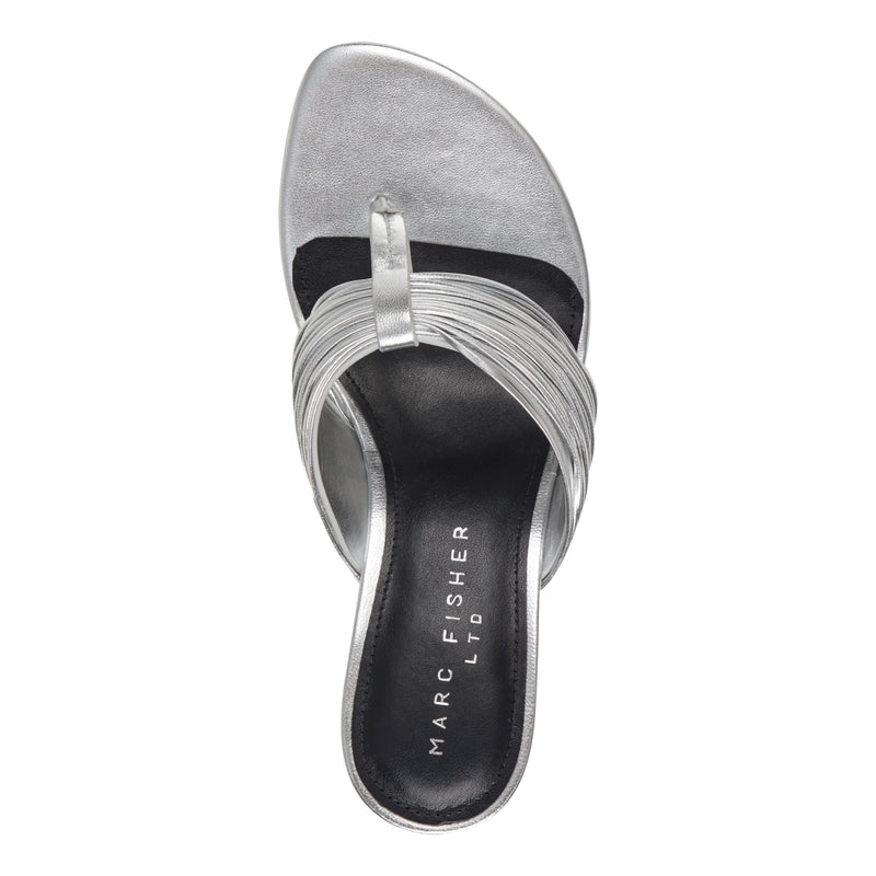 Pamilla Leather Heeled Thong Sandal