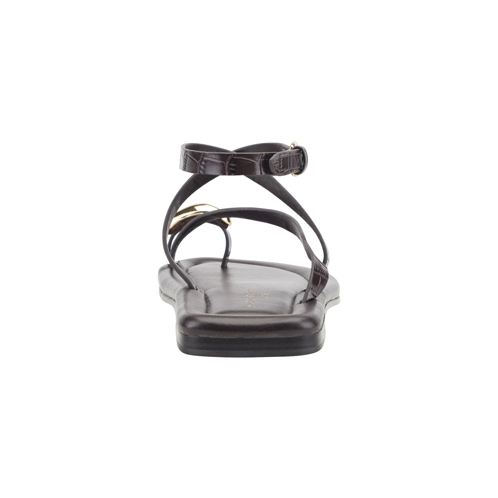 Gynnie Flat Leather Sandal