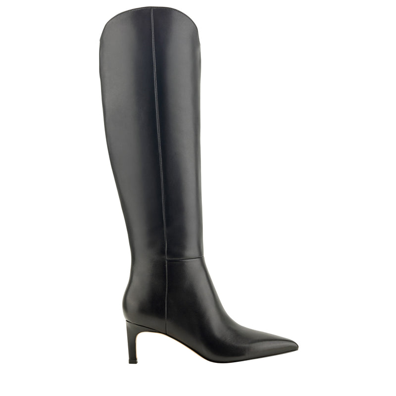 Marc Fisher Ltd Quinnie Women's Boots Black Leather : 7 M Marc Fisher Ltd Quinnie Women's Boots Black Leather : 7 M