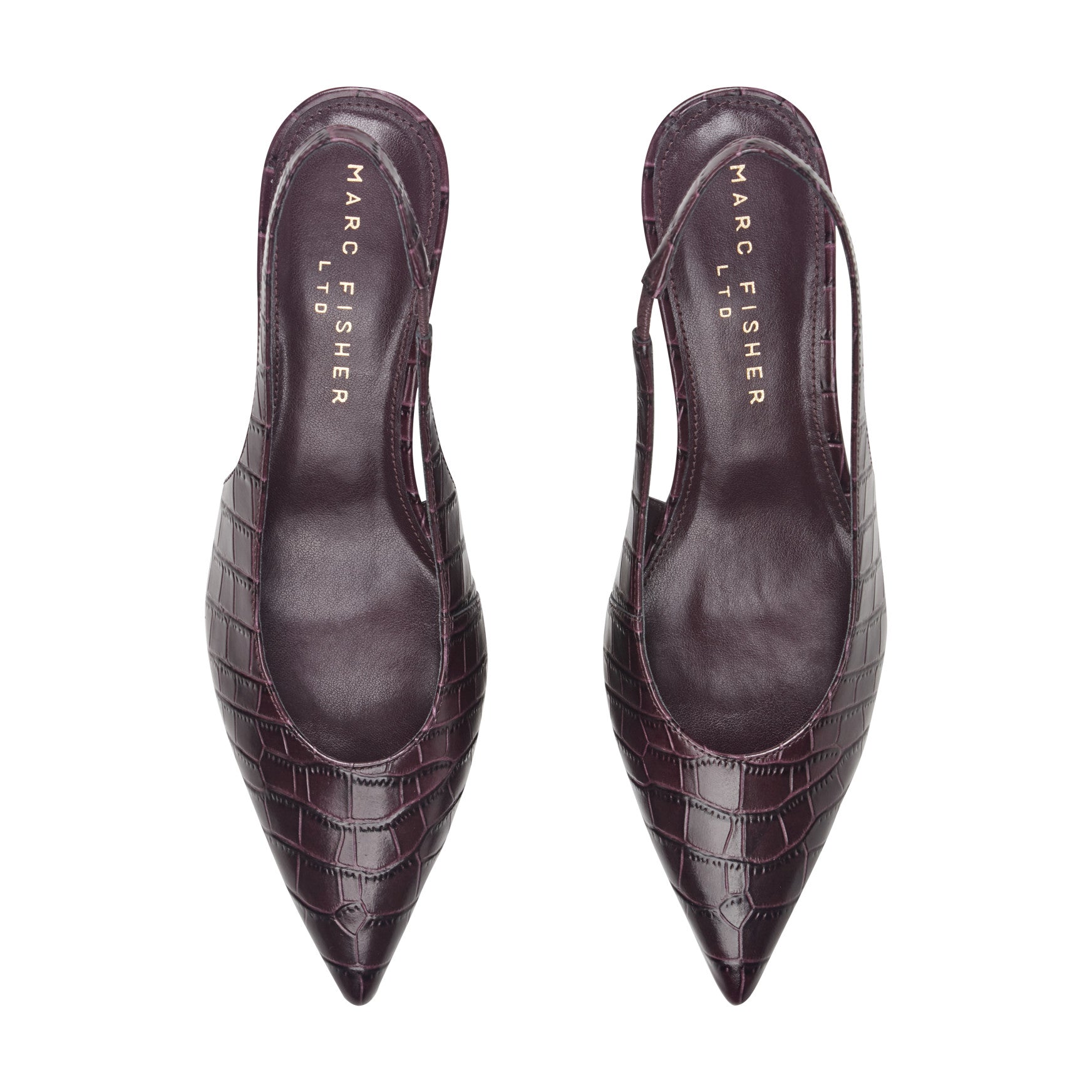 Taten Leather Wedge Slingback Pump