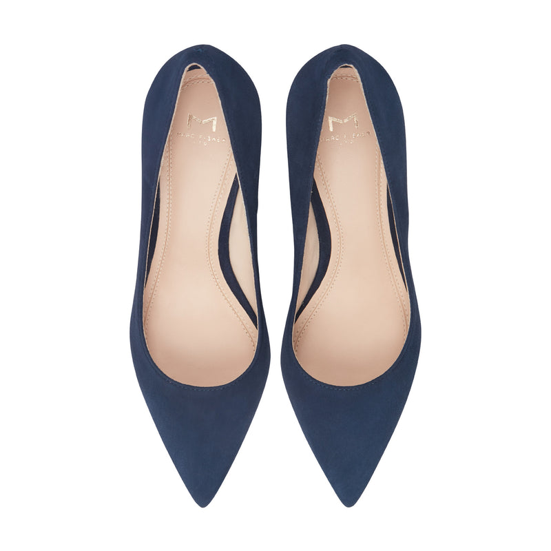 Zala Block Heel Pointy Toe Pump