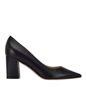 Zala Block Heel Pointy Toe Pump