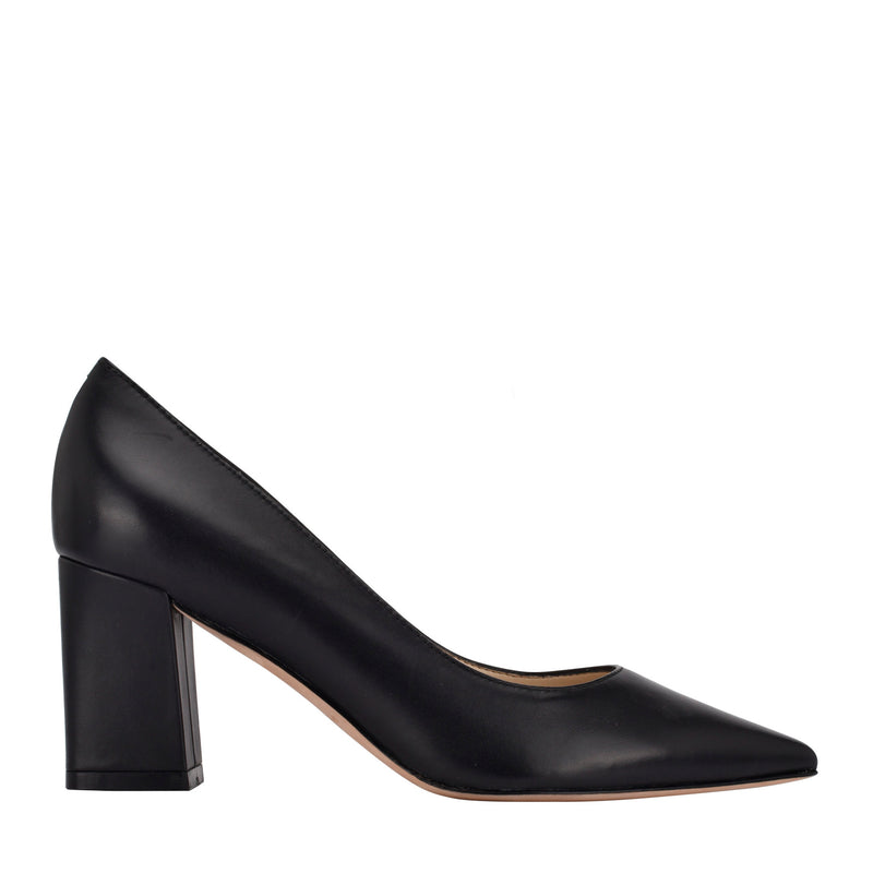 Zala Block Heel Pointy Toe Pump