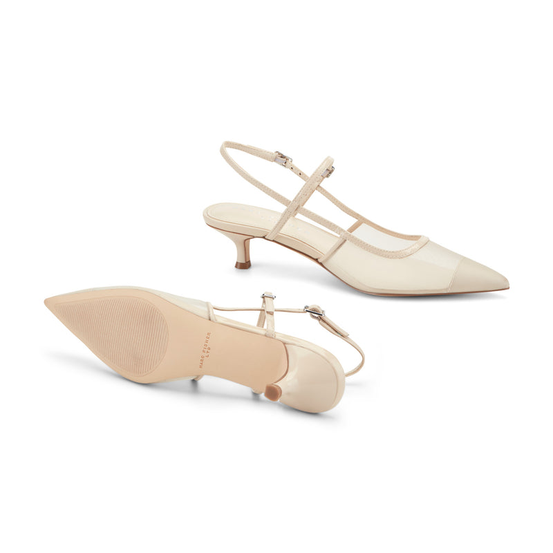 Ceddy Kitten Heel Slingback Pump