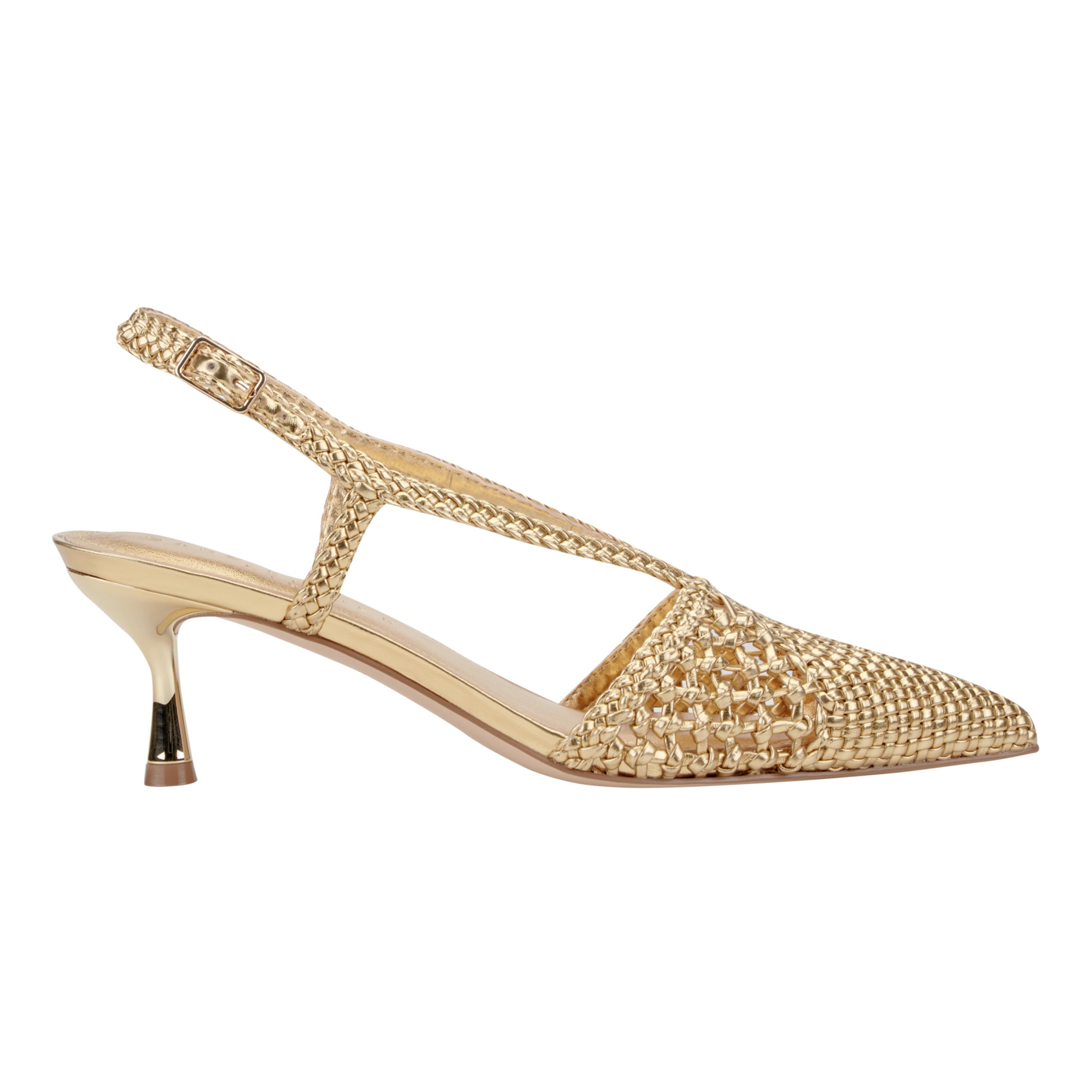Reagan Woven Leather Pump