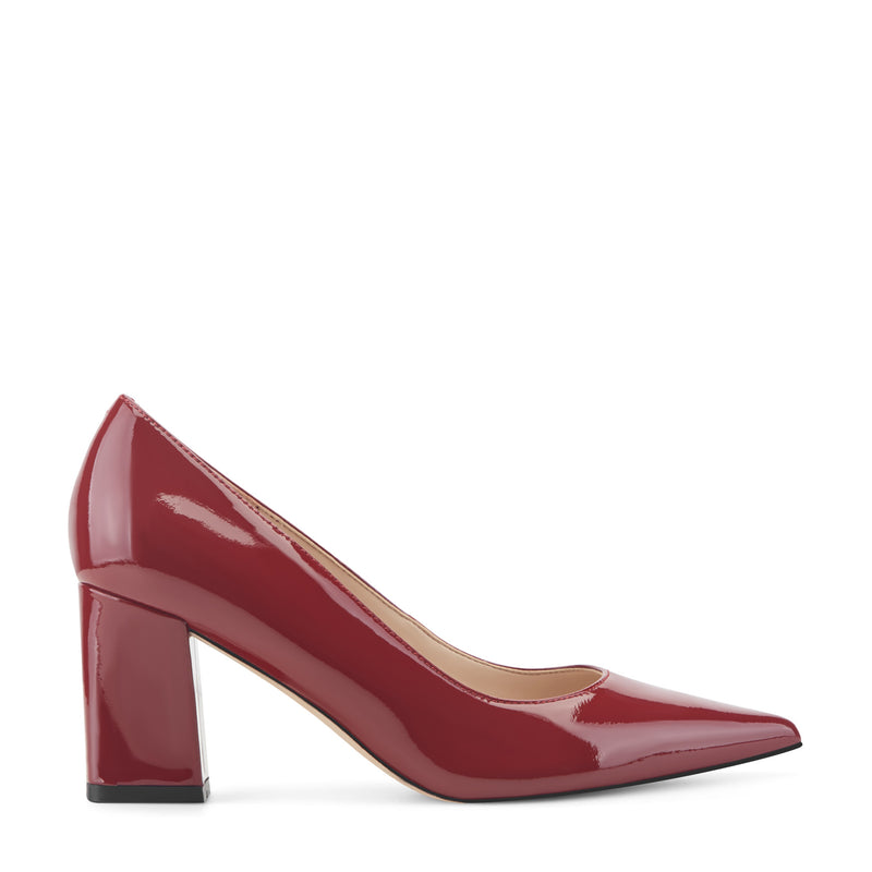 Zala Block Heel Pointy Toe Pump