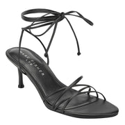 Gineva Leather Ankle Wrap Sandal