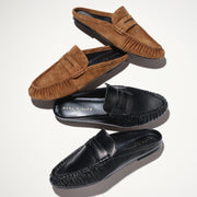 Jaynie Leather Mule Loafer