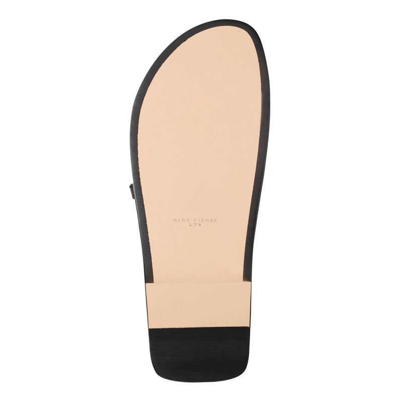 Gerty Strappy Leather Flat Sandal