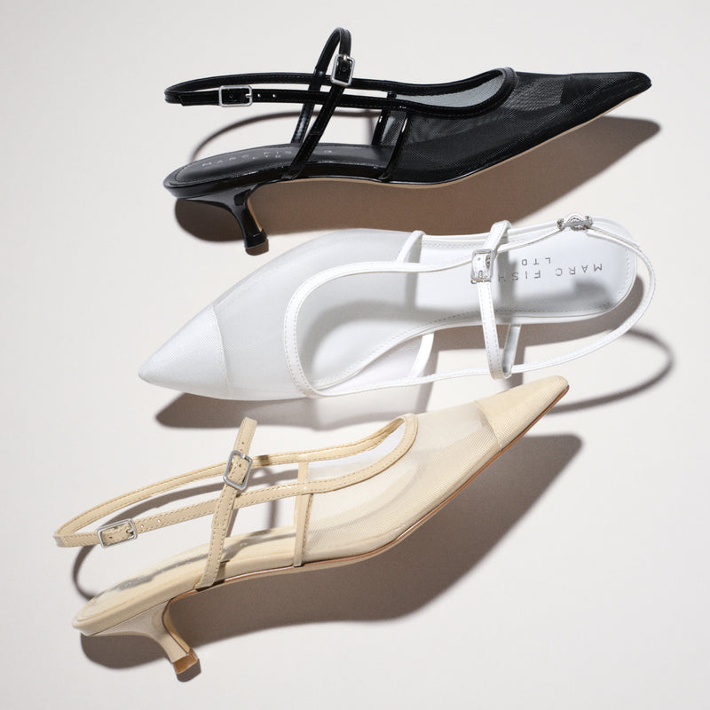 Ceddy Kitten Heel Slingback Pump