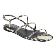 Elysha Leather Flat Sandal