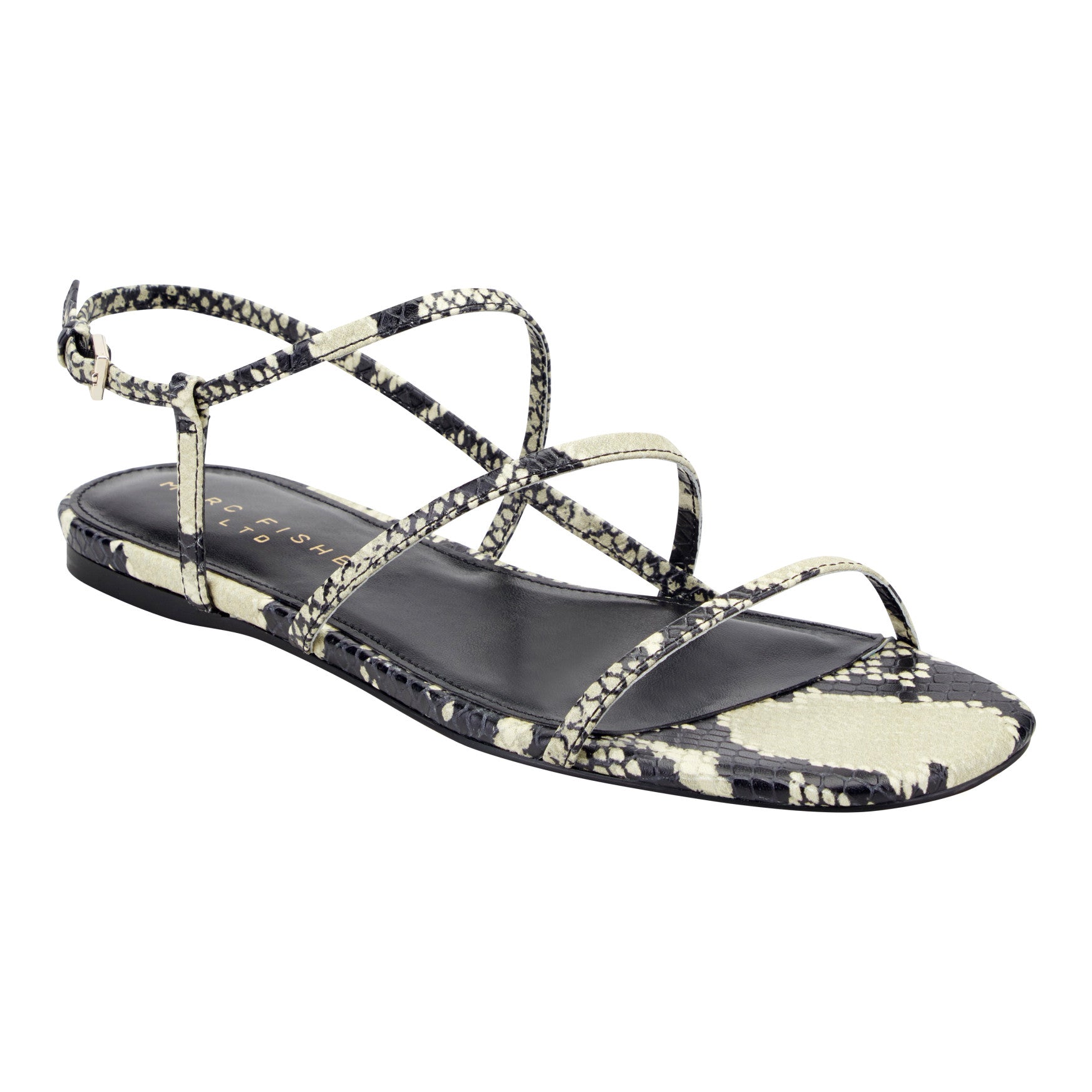 Elysha Leather Flat Sandal
