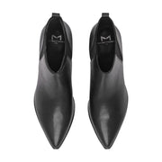 Yale Pointy Toe Chelsea Leather Bootie