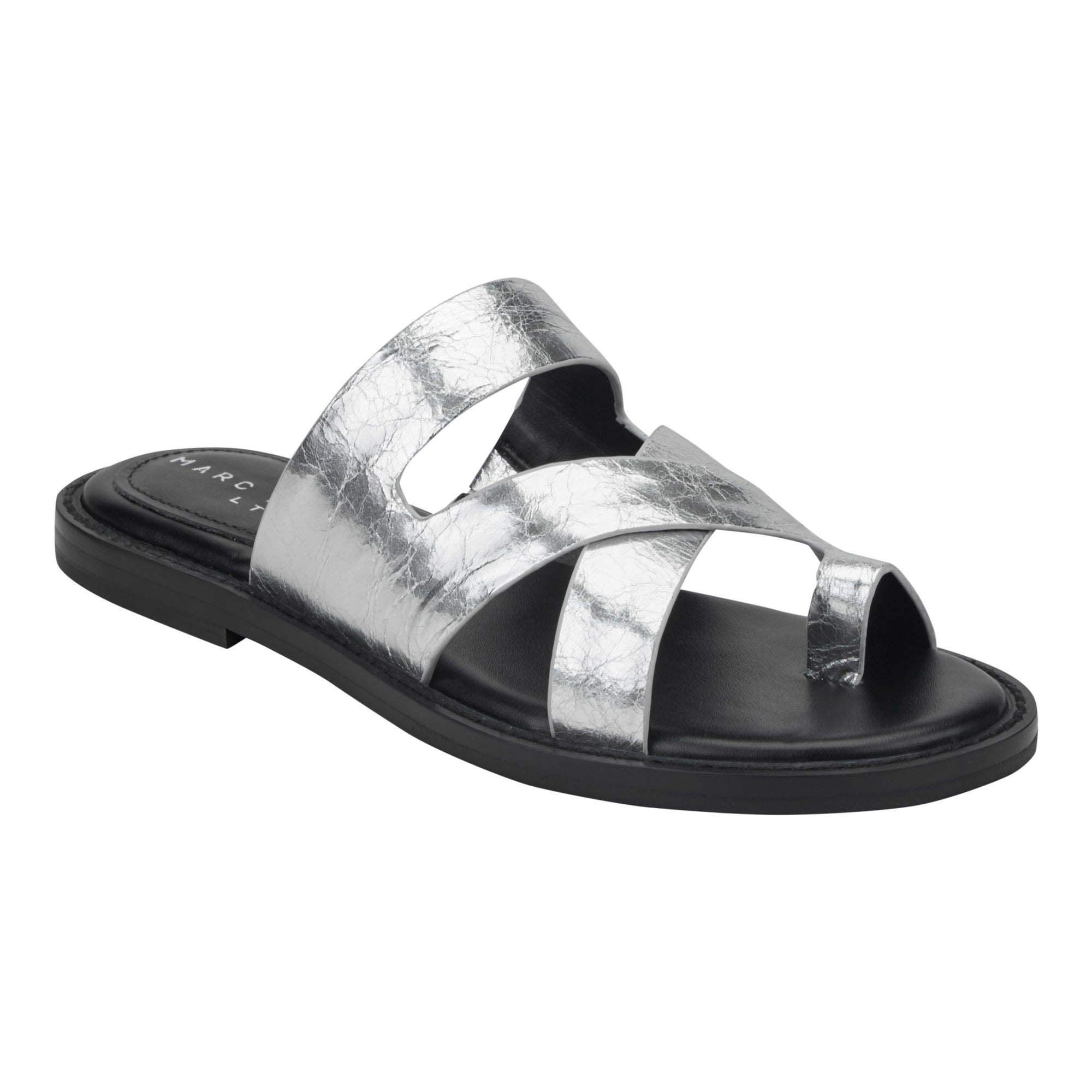 Genella Flat Leather Sandal