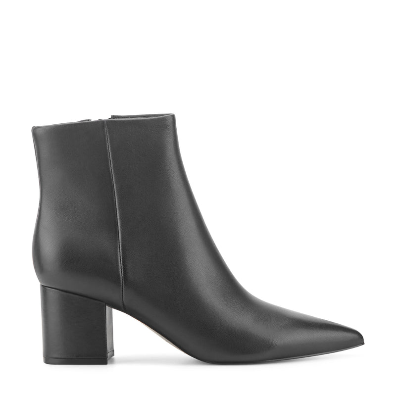 Jarli Pointy Leather Ankle Bootie