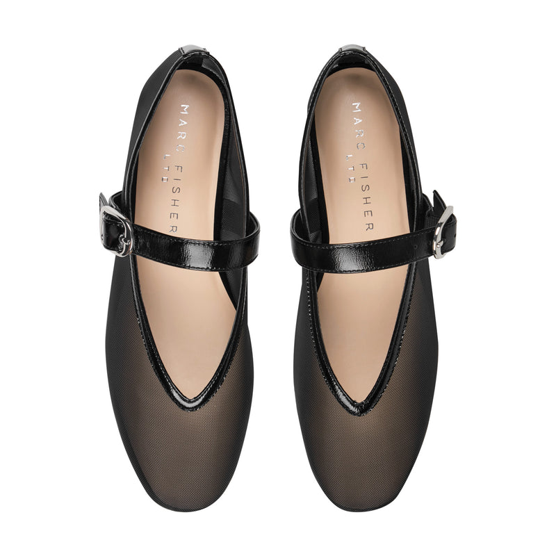 Godina Mesh Mary Jane Ballet Flat