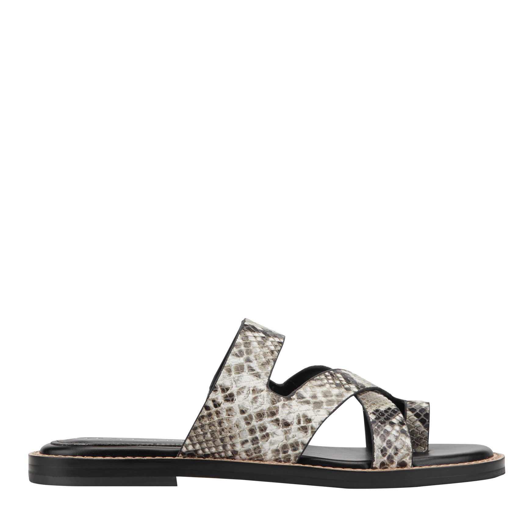 Genella Flat Leather Sandal