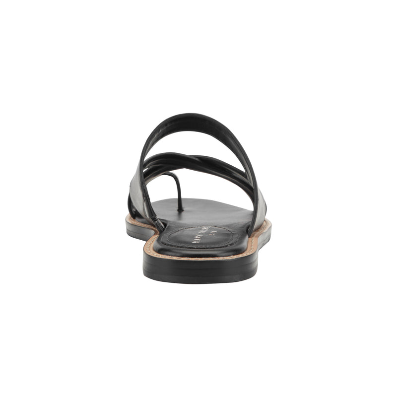 Genella Flat Leather Sandal