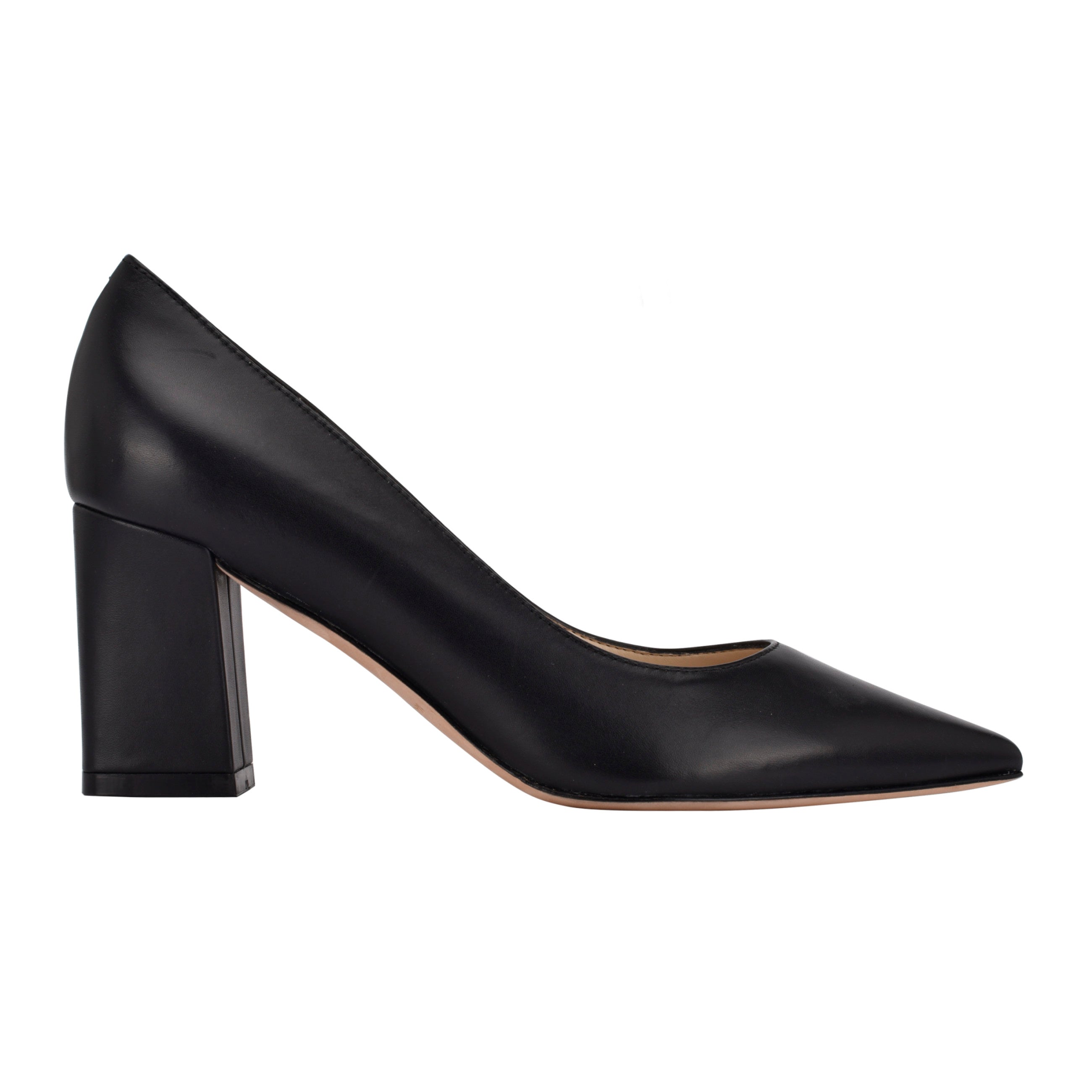 Zala Block Heel Pointy Toe Pump
