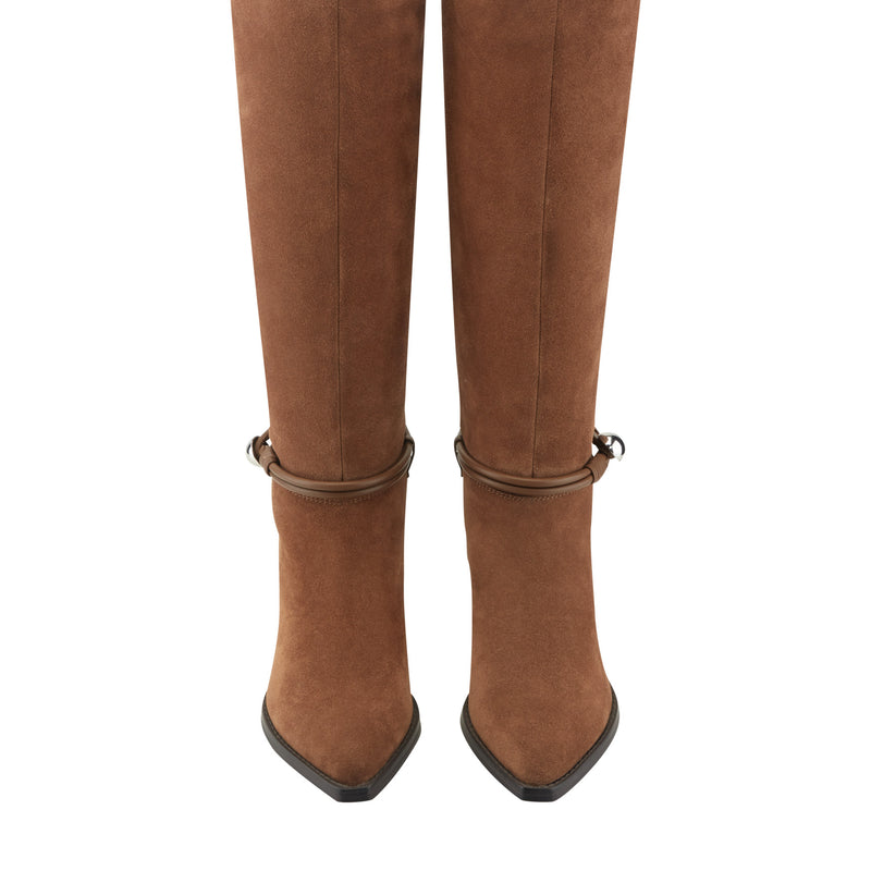 Ainsley Detailed Leather Boot