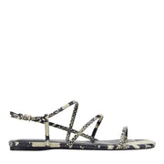 Elysha Leather Flat Sandal