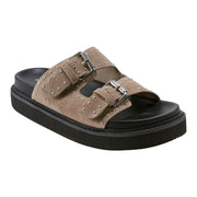 Agusta Studded Slide Sandal