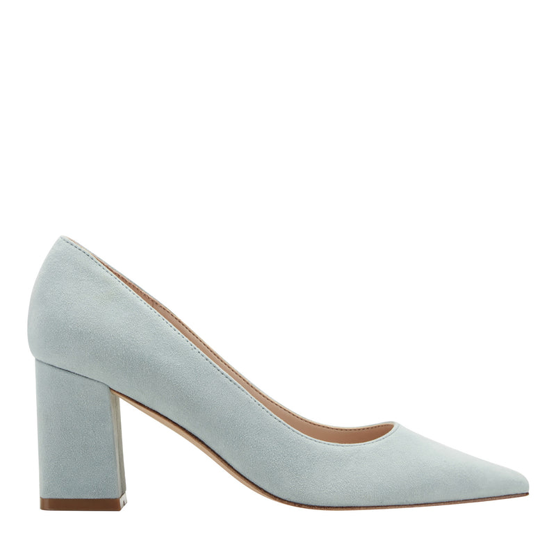 Zala Block Heel Pointy Toe Pump