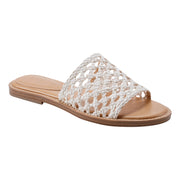 Glynne Woven Flat Sandal