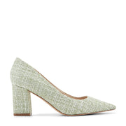 Zala Block Heel Pointy Toe Pump