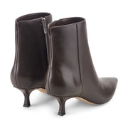 Francy Kitten Heel Leather Bootie