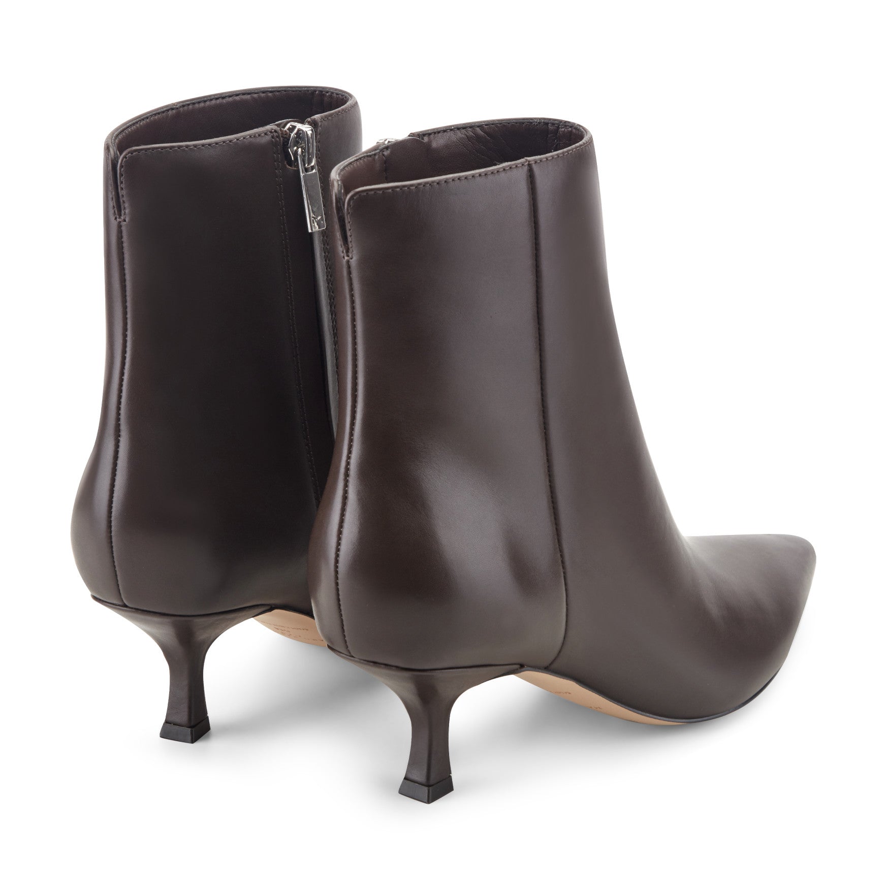 Francy Kitten Heel Leather Bootie