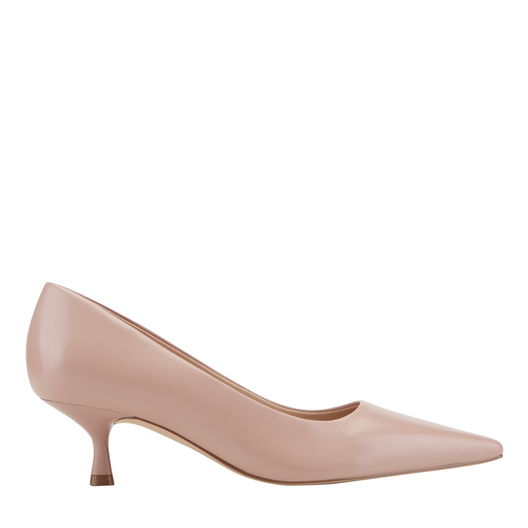 Calynna Leather Kitten Heel Pump