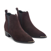 Yale Pointy Toe Chelsea Leather Bootie