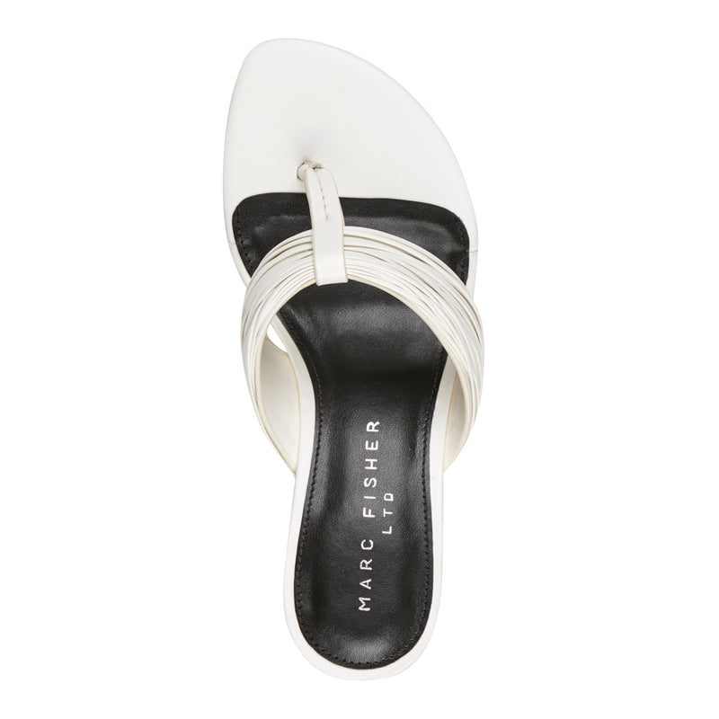 Pamilla Leather Heeled Thong Sandal